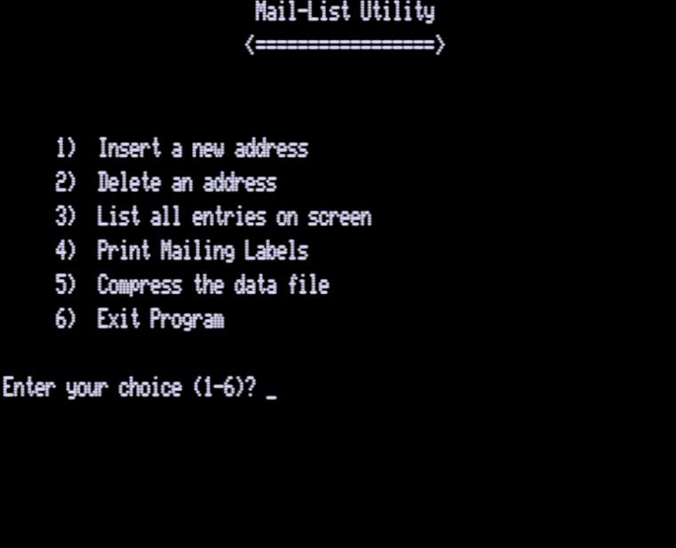 Screen shot